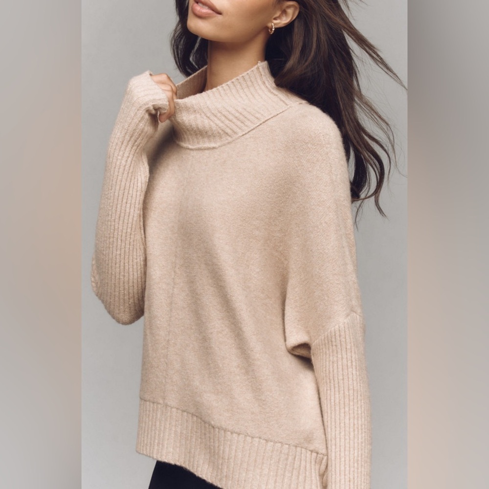 NWT The Gretchen Cozy Mock-Neck Sweater by Maeve XS - Picture 2 of 7